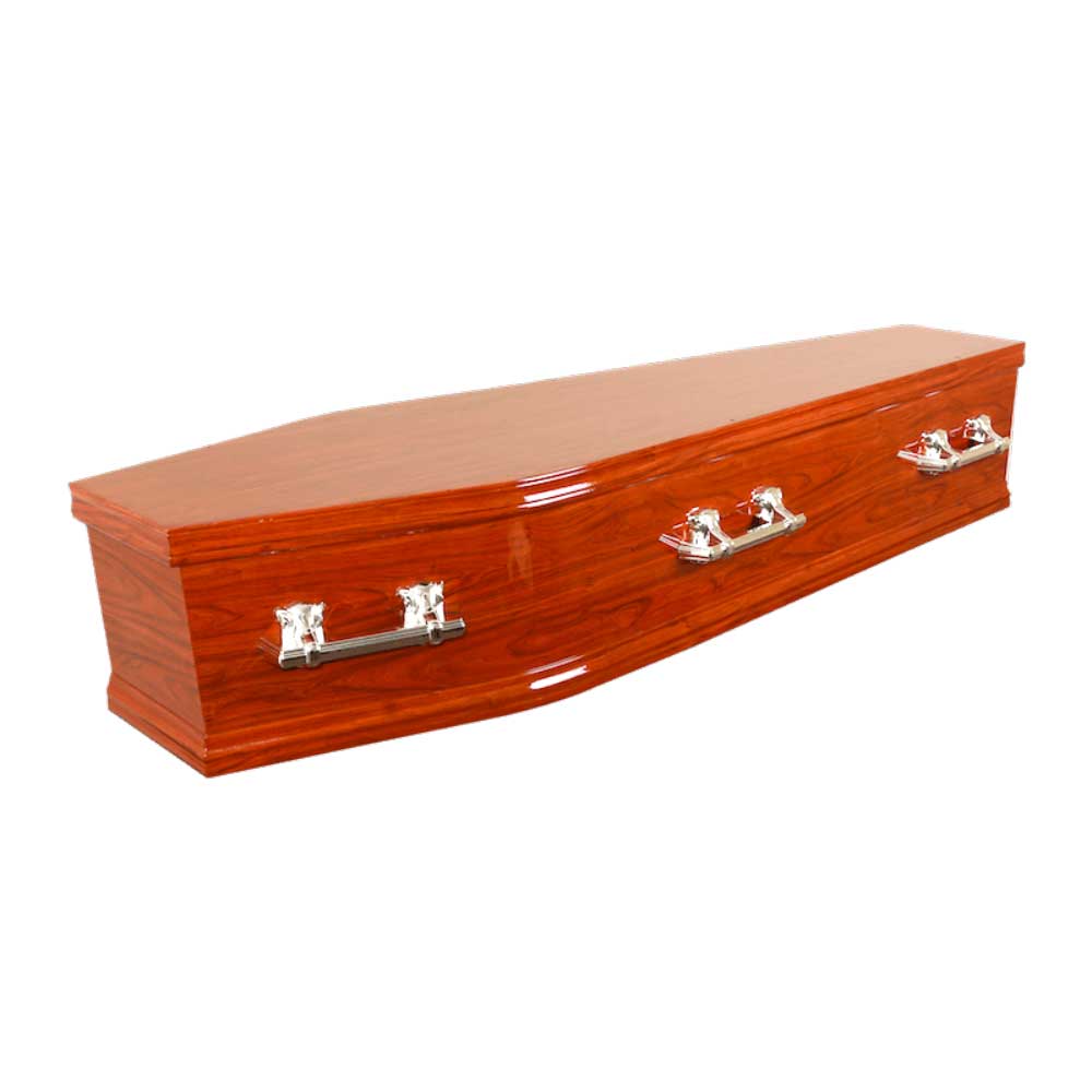 Richmond Maple Flat Lid Coffin